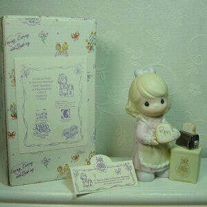 Vintage Precious Moments figurine-A Special Toast to Precious Moments-1997